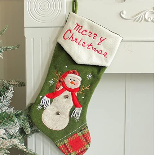 קישוט לחג המולד 2022 מתנות ממתקים גרבי אחים מותאמים אישית לקישוטים לבית חג המולד ואביזר מסיבות