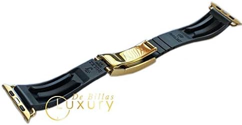 De Billas Lux מותאם אישית 24K מצופה זהב 44 ממ סדרה 6 עם פריסת Oysterflex Rolex Buckle 2020 שחרור