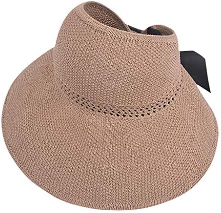 כובעי קש של חוף Keusn לנשים כובע רכיבה על כובע חוף קיץ נשים כובע קש קרם הגנה לנשים כובעי בייסבול