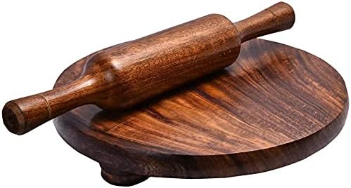 האיכות הטהורה של ערכת Belan Chakla Weaten טהורה, קל להכין את הרוטיס שלך עץ טהור הטוב ביותר עבור Roti &