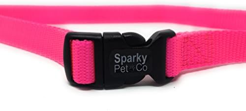 Sparky Pet Co 3/4 ניילון מוצק PET SAFE SAFE תואם רצועת החלפה תואמת לחילוף PETSAFE חופשי לשוטט צווארון מקלט
