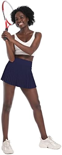 חצאיות טניס קפלים של בנות צ'ינפון חצאיות גולף אתלטיות חצאיות המפעילות בית ספר מזדמן עם מכנסיים קצרים וכיס