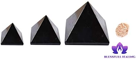 פירמידה שחורה מוצקה של אובסידיאן פנג שואי רייקי רוחני אבן טבעית צ'אקרה קריסטל טיפול אמונה ריפוי אנרגיה פירמידה