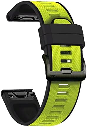 אילזי 26 26 ממ רצועת ספורט סיליקון רכה לפניקס 6 6x Pro Watchband שחרור מהיר עבור Garmin Fenix