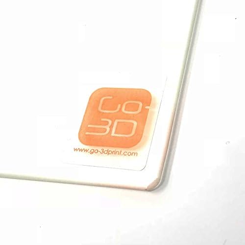 הדפסת Go-3D 334 ממ x 364 ממ צלחת זכוכית בורוסיליקט עבור Snapmaker A350 מדפסת תלת מימד