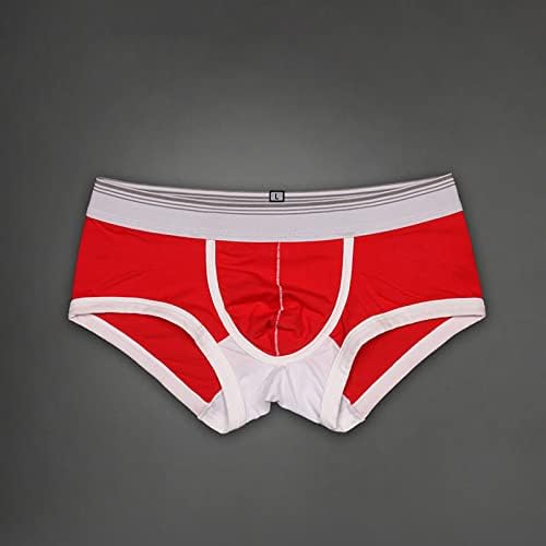 BMISEGM תחתוני כותנה גברים תחתוני אופנה תחתונים מכנסיים קצרים של גברים סקסיים תחתונים תחתונים מודפסים אנטומיים