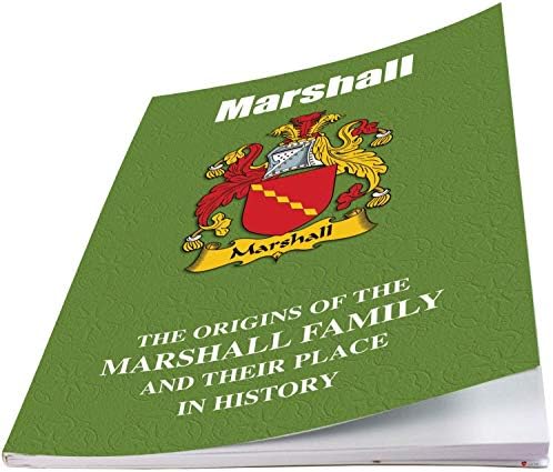 אני Luv Ltd Marshall חוברת היסטוריה של שם משפחה משפחה אנגלית עם עובדות היסטוריות קצרות