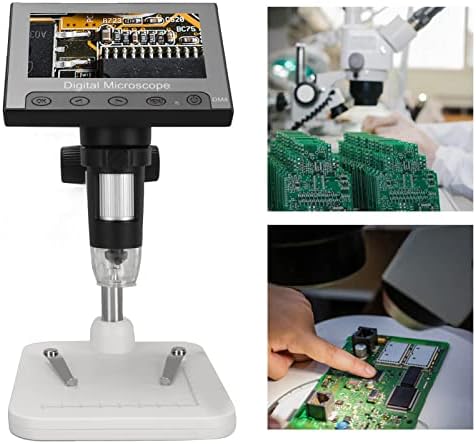 מיקרוסקופ דיגיטלי, Microscopio Profesional 500X 1000X מגדלת 8 אורות LED פעולת יד אחת 4.3 אינץ 'להדפסה