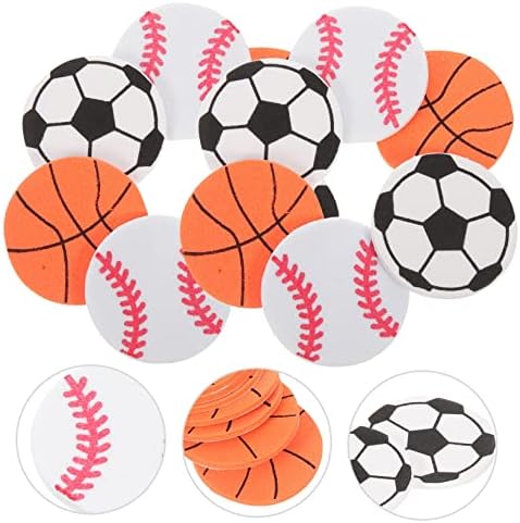 ABAODAM 150 גיליונות ספורט מדבקת כדור מדבקות ספורט מדבקות בייסבול עיצוב מיני כדורי ספורט מיני