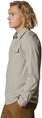 חולצת שרוול ארוך בגוון לייט לגברים / ייבוש מהיר עם הגנה מלאה מפני השמש