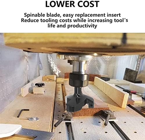UXSIYA SPOELBOARD נתב, יציבות שיטוח נתב מעט יעיל פלדת טונגסטן יציבה למכונת חריטה לעיבוד עץ