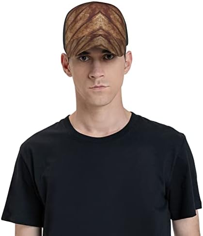 קמל עלים מודפס בייסבול כובע, מתכוונן אבא כובע, מתאים לכל מזג האוויר ריצה ופעילויות חוצות שחור