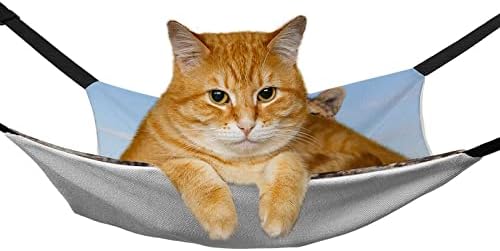 חתול ערסל נמר חתול מיטת כלוב חלון מוט תליית שטח חיסכון עבור חיות מחמד קטנות 16.9 איקס 13