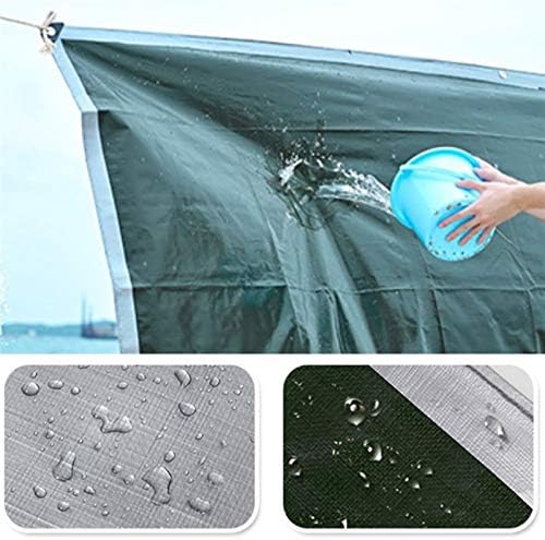 Zwygxl חיצוני גשם חיצוני קרם הגנה אטום למים מסלול רכב עבה קנבס קנבס סוכך חופה פלסטיק בידוד בודדים,