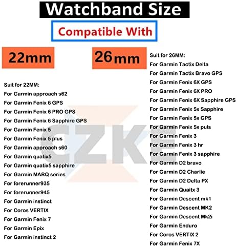 Neyens Nyloned Nylon Watchs עם אבזם אלסטי עבור Garmin Fenix ​​7 7x 6 6x Pro 5x 5 3HR 945 S60 S62 רצועות שחרור