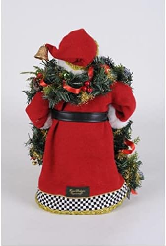 קארן דידיון מוארת את חג המולד העליז והבהיר של סנטה איור 17 אינץ 'צבעוני