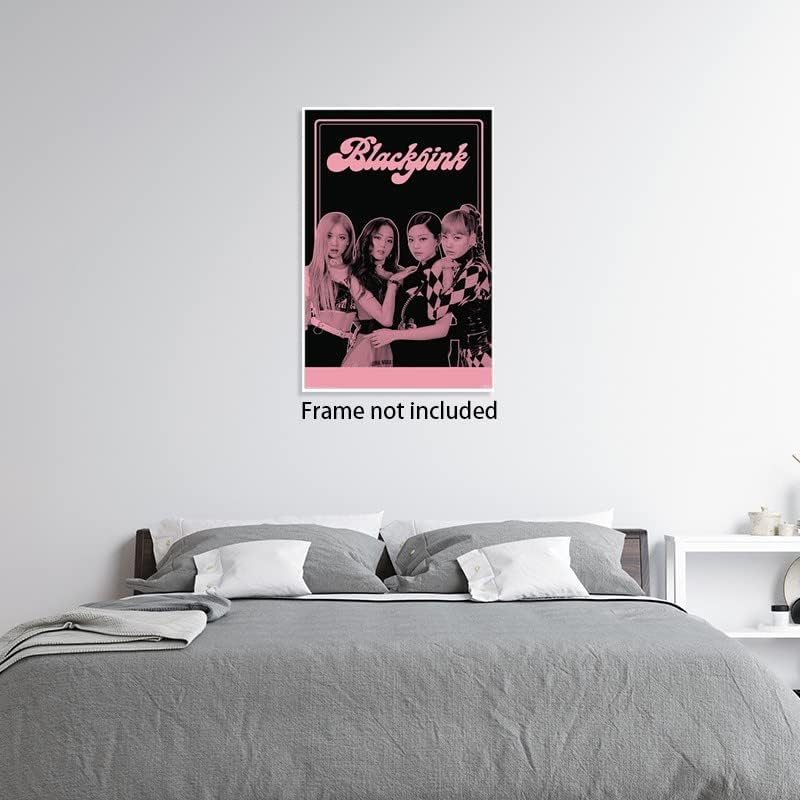 פוסטר של Blackpink Lisa Kpop אלבום מוזיקה מינימליסטית סקסית עיצוב חדר שינה כוכבים לקירות קישוט יום