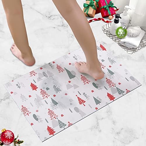 מחצלת שטיח אמבטיה לחג המולד סופר סופג מהיר יבש מחצלת אמבטיה מחצלת מקלחת החלקה רחיץ מתחת לדלת שטיחי רצפת אמבטיה,