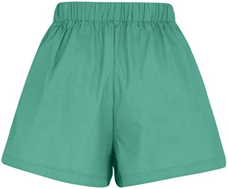 חדש חוף מכנסיים קצרים, אזליאן נשים של אופנה מוצק צבע כותנה פשתן אלסטי קצר מכנסיים פנאי מכנסיים קצרים