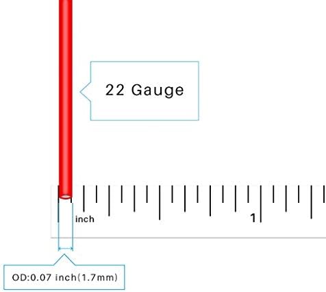 Bntechgo 22 ערכת חוט סיליקון מד 7 צבע כל אחד 25 רגל גמיש 22 AWG חוט נחושת משומר תקוע