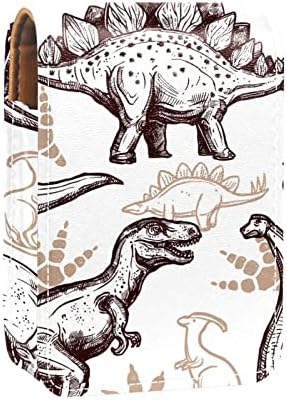 עתיק רטרו עולם דינוזאור שפתון תיק עם מראה לנשים איפור ארנק שושבינה מתנה