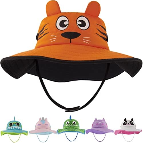 ילדים שמש כובע עבור בנות & בנים עם הגנה אולטרה סגול-פעוט חוף כובע עבור דיג ספארי לשחק כובע