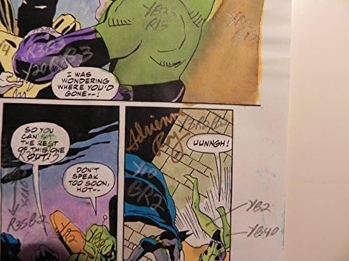 בציר באטמן צל עטלף חלק 9 צבע מדריך חתום אדריאן רוי עם עמ ' 21