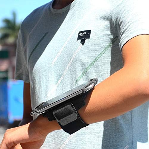 נרתיק Boxwave תואם ל- T -Mobile Revvl 5G - Activestretch Sport Arm Arm, סרט זרוע מתכוונן לאימון