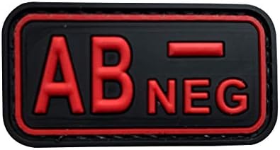 UUKEN PVC גומי חובש EMT EMT EMS הצלת חירום אדום 5X2.6 סמ AB-AB NEG שלילית סוג דם שלילית TANDIFIER
