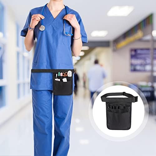 תיק אחות Besportble 3 יחידות מארגן אחסון שחור מארגן פאני: חגורה מותן בית חולים ריבוי ערכת ציוד ציוד לשקית רב