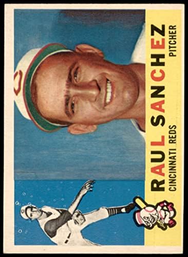 1960 Topps 311 Raul Sanchez Cincinnati Reds Dean's Cards 5 - Ex Reds