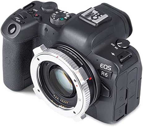 בוסטר מהירות EF-RF, התואם לעדשת Canon EF למצלמת RF, C70 אדום קומודו הר מתאם