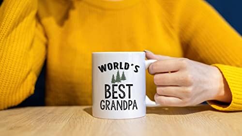 הטוב ביותר בעולם סבא מצחיק סבא קפה ספל, 11 אונקיה דו צדדי קרמיקה ספל כוס קפה תה חלב, סבא סבא