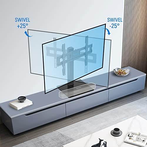 עמדת טלוויזיה אוניברסלית של Mountup, טלוויזיה טלוויזיה שולחן עומדת על 37 עד 65, טלוויזיות מסך שטוחות