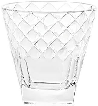 ברסקי-זכוכית אירופאית-כוסות כוסות מיושנות כפולות-בעיצוב ייחודי-סט של 6-11.5 אונקיות. - תוצרת אירופה