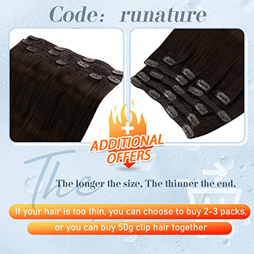 לקנות יחד לחסוך יותר מסילה חום קליפ בתוספות שיער אמיתי שיער טבעי קליפ בתוספות 2 האפל ביותר חום