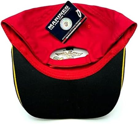 כובע חיל הנחתים האמריקאי מורשה רשמית כובע מתכוונן רקום
