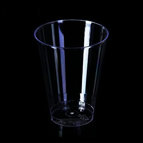 כוס חד פעמית לוקשיני 20 יחידות כוסות פלסטיק שקופות כוסות חד פעמיות קשות כוסות יין כוסות קוקטייל כוסות שתייה