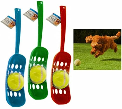 משגר כדורי חיות מחמד גנרי 1 סט טניס סקופ זורק כלב משחק משחק משחקי פארק אימונים כיף, ירוק