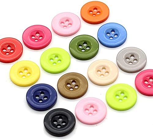 כפתור פרג גבוה קטן 20-100 יחידות שרף עגול כפתורים זעירים כלי תפירה בגד כפתור דקורטיבי DIY לאביזרי