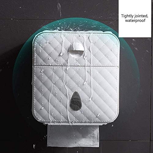 SEASD אטום למים טואלט טואלט מחזיק טואלט קופסת רקמות מדף אמבטיה קיר קיר רכוב על קופסת נייר טלפון