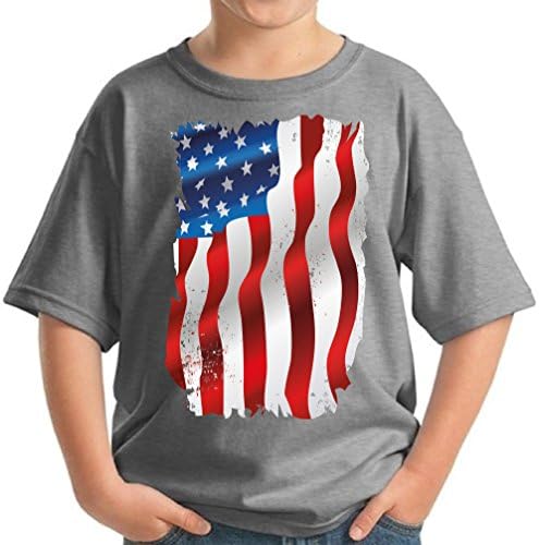חולצות דגל אמריקאיות של פיקטס חולצות נוער לילדים ארהב. תלבושות מסיבות 4 ביולי