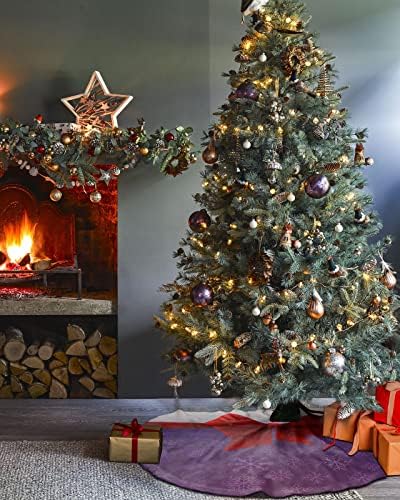 חצאית עץ חג המולד 48 אינץ 'חג שמח חג מולד אדום קשת עץ חג המולד קישוטים