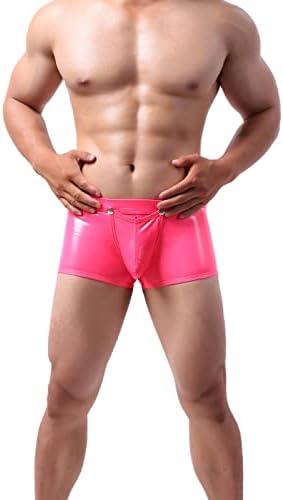 2023 מגברים חדשים אופנתיים סקסית סקסית מכנסיים תחתונים פשוטים קנה מידה מתאים קרובים תחתוני עור נוחים