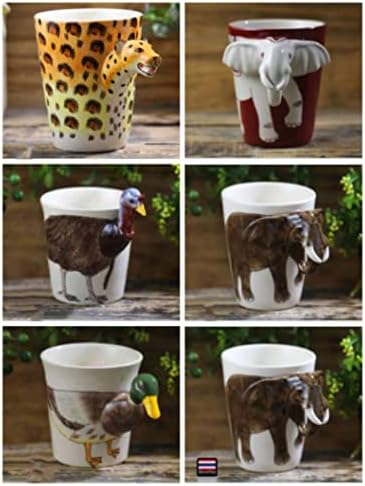 כוס קפה שמפניה מתנה זכוכית מתנה יצירתית כוס קרמיקה בהתאמה אישית כוס קפה חיה כוס קפה 3D ספל מצויר כוס כלב/כוס