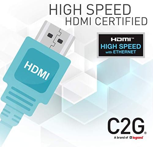 C2G 50ft Series Series Speed ​​Speed ​​כבל HDMI - CMG בקיר - 1080p