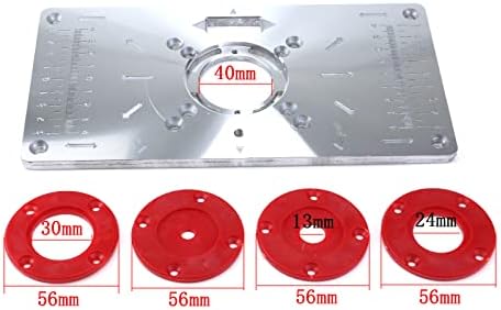 כלי דני פליפ של DNYTA REDGER רב תכליתי עם 4 טבעות תוספות נתב פלסטיק, 9.3 × 4.7 × 0.3 אינץ '