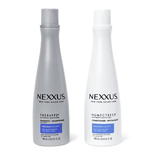 שמפו Nexxus ומרכך לשיער יבש Therappe & Humectress Care עם תערובת חלבון תערובת לחות 24 שעות