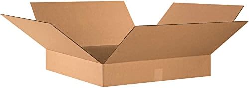 קופסאות שטוחות - 24x24x4 , 10/pk