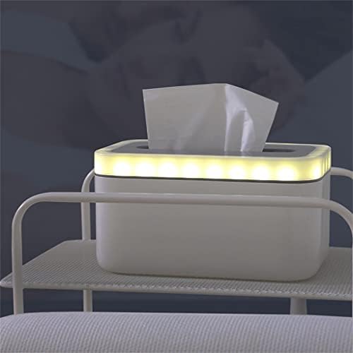 Lukeo Creative Box קופסת רקמות עם אור עם אור לילה נשלף קופסת רקמות נשלפת תיבת האחסון.